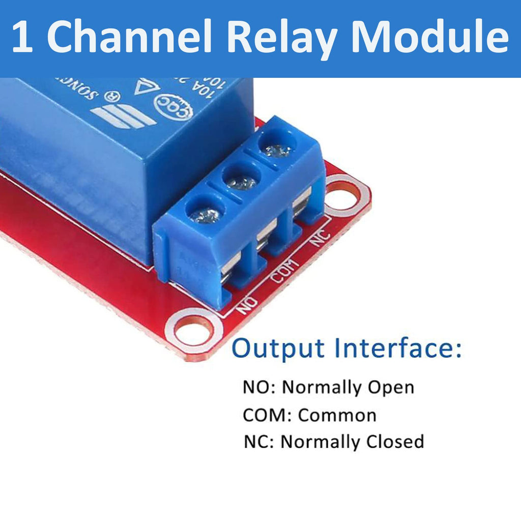 AEDIKO 10pcs Relay Module DC 12V Relay Board 1 Channel with Optocoupler Isolation Support High or Low Level