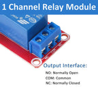 AEDIKO 10pcs Relay Module DC 12V Relay Board 1 Channel with Optocoupler Isolation Support High or Low Level