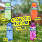 12 Pack of 16oz Non Toxic Bubble Solution Bottles, Value Pack Bubbles, Bubble Refills for Toddler Kid, 1 Dozen Bulk Bottles -192 Ounces, Bubble Machine Refills, Birthday Party Favor
