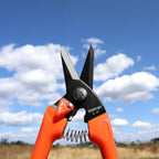 Zenport Q91 Ultra Twig and Hoof Trimming Shears, 7.25-Inch, Orange