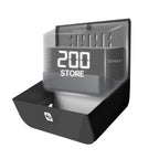 BEZADI Paper Towel Dispenser,Large Capacity Wall Mount Tissue Dispensers with Smart Lock, Used for Kitchen and Bathroom 200+ Sheets Toilet Paper Holders Black