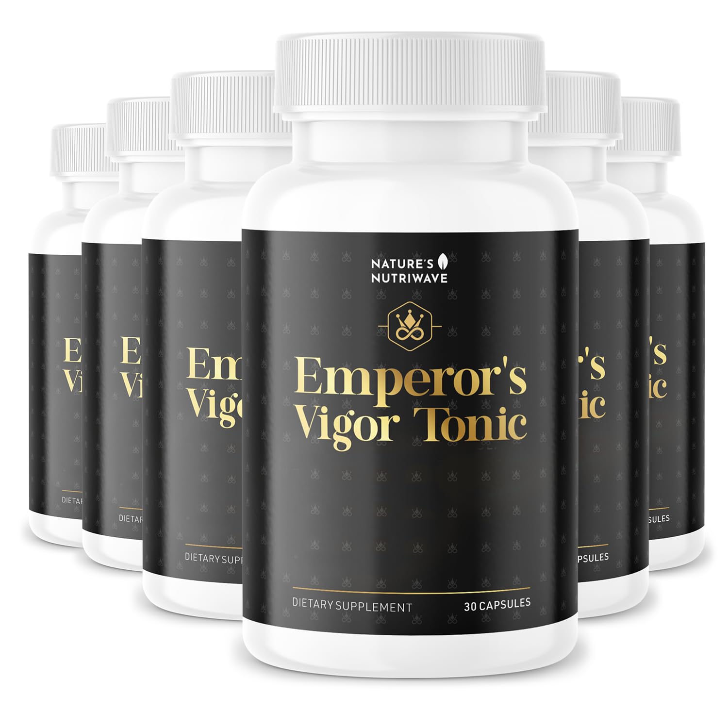 Emperor's Vigor Tonic – Herbal Formula – 60 Capsules, 6 Month Supply