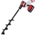 ERYTLLY Bulb Planter, Auger Spiral, Garden Planter Tool 2.5 x 16.5 inch,Rapid Umbrella Hole Digger for Planting Bulb Seedlings Bedding Tulips, and Digging Weeds Roots