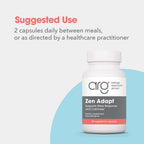 Allergy Research Group Zen Adapt - 200 mg L-Theanine, 125 mg Ashwagandha & 550 mg GABA - Supports Stress Response and Calmness - Vegetarian Capsules - Hypoallergenic Formula - 30 Servings - 60 Count