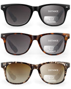 LADEESSE 3 Pack Bifocal Reading Sunglasses for Women, UV400 Sun Readers Glasses Spring Hinge Outdoor Sunglasses +2.50