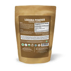 Herbsforever Lodhra Bark (Symplocos Racemosa)-Powder Supports Clear Skin & Hormonal Balance| Wild Harvested-Non GMO, Vegan- 2X Potency | Ultra Clean| Steam Treated | 16oz-1LBS,Premiun Ayurvedic Herb