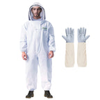 LONGADS Bee Suit for Men, Full Body Beekeeper Suit with Gloves & Veil XXXL