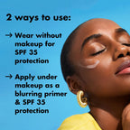 e.l.f. SKIN Suntouchable Invisible SPF 35 Mini, Lightweight, Gel-based Sunscreen For A Smooth Complexion, Doubles As A Makeup Primer, Vegan & Cruelty-Free
