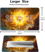 Board Game 14x24in MTG Playmat Compatible for OCG CCG RPG TCG Playmats (Bright Order)
