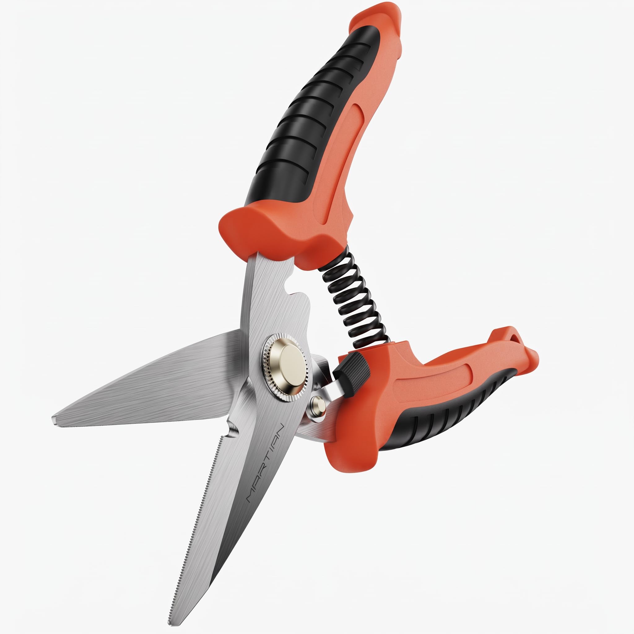Sharp Tin Snips - Stainless Steel Utility Scissors, Wire Cutters Heavy Duty