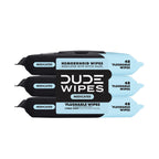 DUDE Wipes Fragrance Free Hemorrhoid Flushable Wipes - 3 Pack (144 Count) - Extra-Large, Medicated with Witch Hazel for Soothing Relief - Septic and Sewer Safe