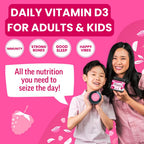 Llama Naturals Vitamin D3 K2 Gummies for Adults and Kids, Vegan, Organic, Vitamin D Gummies, Real Fruit Gummy Vitamins, No Added Sugar Cane, Raspberry, 120 Ct