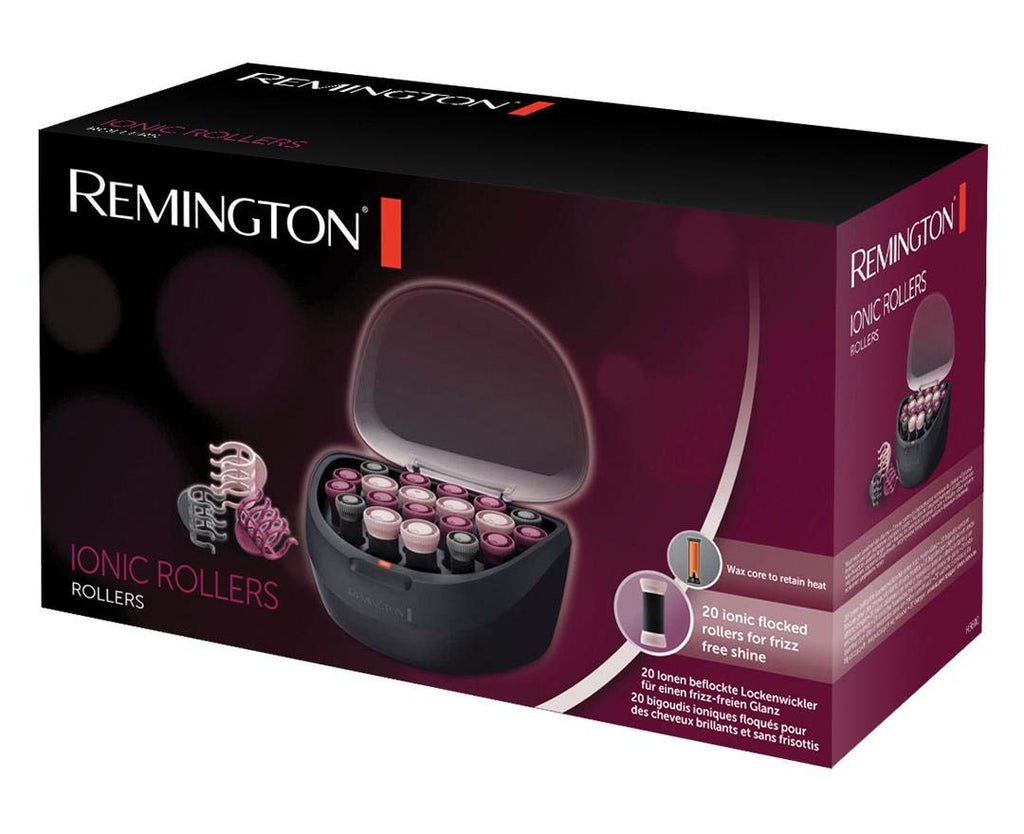 Remington Ionic Conditioning Hair Setter, 20 Velvet Hair Rollers, 6 Large (1¼”), 10 Medium (1"), 4 Small (¾”), Blowout Style Hair Curlers