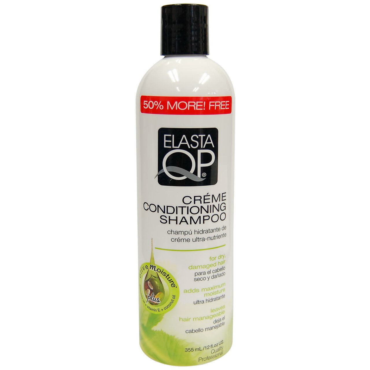 Elasta Qp Creme Conditioning Shampoo for Dry Damaged Hair, 12 Ounce