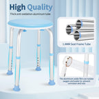 pxsulliao FSA/HSA Adjustable Swivel Bath Seat Shower Chair for Inside Shower, Shower Seat for Inside Tub Bathroom Bench Bath Chair for Elderly and Disabled,Eligible 350 lbs Adjustable Shower Stool