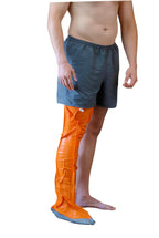DryCorp Waterproof Vacuum Sealed Full Leg Cast Cover, Medium, Blue (FL-16)