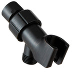 OFFO Shower Head Holder with Solid Metal Ball for Handheld Shower Head, Oil Rubbed Bronze Adjustable Shower Arm Mount for Connecting, 1/2 in IPS Female Inlet and Male Outlet