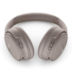 Bose QuietComfort Headphones - Wireless Bluetooth Headphones, Active Over Ear Noise Cancelling and Mic, USB-C Charging, Deep Bass, Up to 24 Hours of Playtime, Sandstone