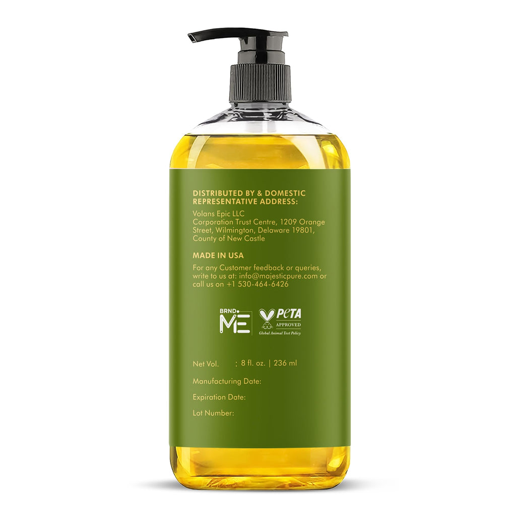 MAJESTIC PURE Arnica Sore Muscle Massage Oil for Massage Therapy - Refreshing and Relaxing - Natural Oils with Lavender & Chamomile Essential Oils - All Skin Types - Men & Women Massage Lotion-8 fl oz