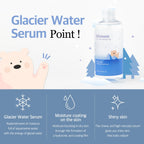 mixsoon Glacier Water Hyaluronic Acid Serum-Deep Hydration and Cooling for Face, Hydration Booster, Refreshing Lightweight Texture 300ml / 10.14 fl.oz. Korean Glass Skin Care