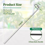 24 Inch 20 Packs Plant Stakes,Plant Supports for Outdoor Plants,Garden Single Stemmed Plant Support Stakes for Gardening,Flowers,Orchid,Peony Lily Rose