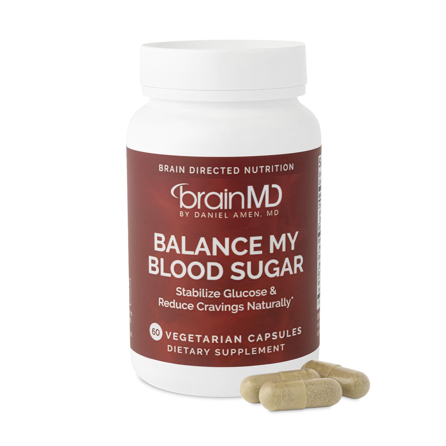 BRAINMD Balance My Blood Sugar Metabolic Wellness Supplement