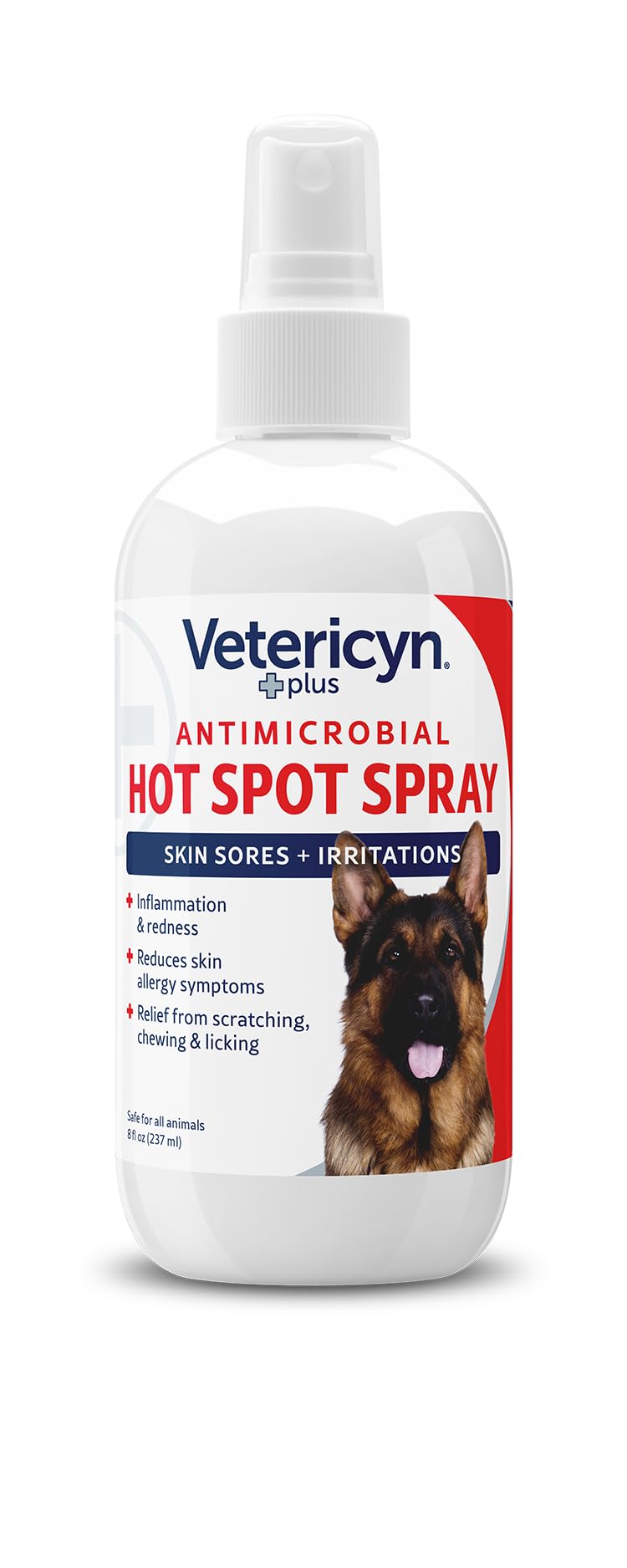 Vetericyn Plus Hot Spot Spray for Dogs, Itch Relief for Dogs & Cats, 8 oz