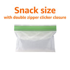 Amazon Basics Reclosable Food Storage Snack Bags,300 Count (Pack of 2)