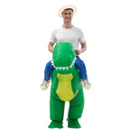 IRETG Inflatable Dinosaur Costume Adults, Funny Blow Up Suit Halloween