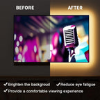 ZSLAIFU COB LED Strip Light 24V, 16.4ft Touch Dimmable LED Light Strip, High Density Flexible Warm Tape Lights, CRI90+ LED Lighting for Backlighting for TV, Bedroom, Cabinet, Indoor Decor