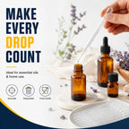 moveland 25PCS 3ML Plastic Dropper Pipettes for Essential Oils, Home Use