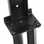 TOPZEA 2 Pack Fence Post Repair Kit, Heavy Duty Steel Stabilizer Stakes, Ground Anchors Spike to Fix Leaning/Tilted/Broken Wood Posts, Metal Support for Garden & Yard Fencing, Black