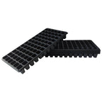 RooTrimmer Deep 72 Cell Seedling Trays, Thick Durable 72 Cell Plug Tray Big Cell Seed Trays for 1020 Flat Trays Germination (10-Pack, 21.25"×11", 2.36" Height, High)
