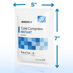 McKesson Instant Cold Packs 5" x 7" [24 Pack] - Instant Ice Packs for Injuries Disposable, Pain Relief, Swelling, Sprains - Travel Cold Compress for Sports, First Aid, Toothache
