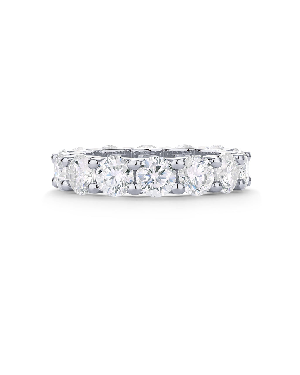 PAVOI White Gold Eternity Ring for Women