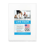 IMPRESA Liposuction Foam Pads - 3-Pack - White - 8 x 11 x 0.5 in - for Abdominal Binder Post Surgery - Even Pressure for Liposuction Compression Garments - Custom Fit for Tummy Tuck Recovery