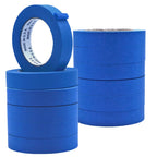 Made in USA Blue Painter’s Tape - 1 inch x 60 yds. (12 Pack) Thick & Wide Masking Tape for Safe Wall Painting, Building, Remodeling, Labeling, Edge Finishing