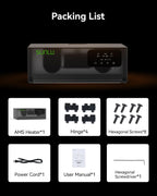 SUNLU AMS Heater, Compatible with Bambu lab AMS Gen 1 – Enables Simultaneous Printing & Drying, Easy Installation, Fast Heating to 70°C, 4-Spool Capacity Filament Dryer (Not Included AMS)