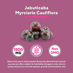 Vitapia Jabuticaba Fruit Powder Supplement for Antioxidant, Better Lung Health, Digestion, Immune Support - 1500mg Per Serving - 180 Vegan Capsules, Non-GMO, Gluten-Free