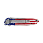 Kershaw Leek Folding Pocket Knife, 3" Sandvik 14C28N Blade, Aluminum Handle, Slim and Versatile Tool, Made in the USA