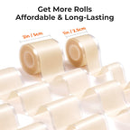 TKTK Hydrocolloid Roll 2 Sizes, Cut-to-Fit Bandages for Pimple & Wounds