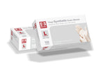 Basic Medical Clear Vinyl Exam Gloves, Latex-, Powder-Free, Case of 1,000, Large