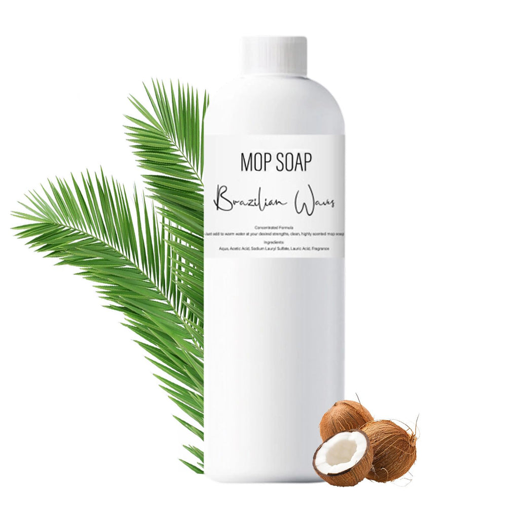 LINARTS Mop Soap Brazilian Wave, Mop Soap for Floor Cleaning, Leaves a Luxury Lasting Scent, Brazilian Waves Mop Soap, Multisurface Bathroom & Kitchen Cleaner Supplies-120ML