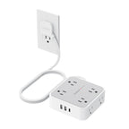TESSAN Surge Protector Power Strip with 900J Surge Protection, 5 Ft, Grey