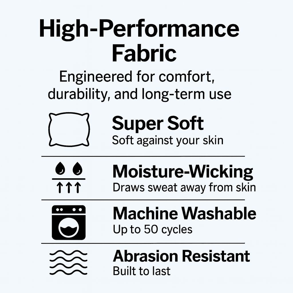 Crutch Pads & Hand Grip Covers for Underarm Crutches – Comfortable Soft Cushion Set, Breathable & Washable – Armpit & Handle Padding Crutch Accessories for Adults – Crutcheze – Black