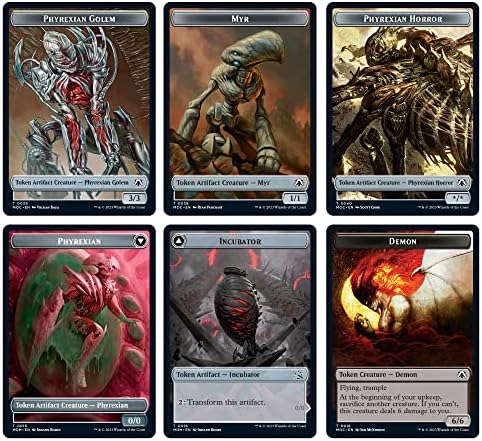 Magic The Gathering March of the Machine Commander Deck - Growing Threat (100-Card Deck, 10 Planechase cards, Collector Booster Sample Pack + Accessories)