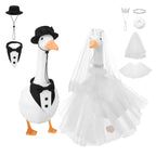 Hoemwarm Wedding Porch Goose Outfit Set Bride Groom Costume