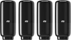 Tork Intuition Sensor Skincare Dispenser Black S4, for Hand Soap and Hand Sanitizer, Elevation Range, 571608 (Pack of 4)