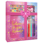 renee atmos DIY Journal Kit for Girls - Arts & Crafts Gifts for Girls 8 9 10 11 12 13 14 Years Old, Scrapbook Diary Supplies Set, Tween Teen Girl Trendy Stuff - Gifts for Girls 8-12 Deals