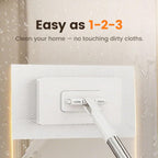 Snap Grip Mini Mop, 2026 Upgraded Disposable Dust Mop, Zero Touch Mini Mops, Convenient Cloth Changing Mops for Kitchen Counter, Foldable 100cm Retractable Long Handle Mopping Stick (1*mop+5*Cloth)